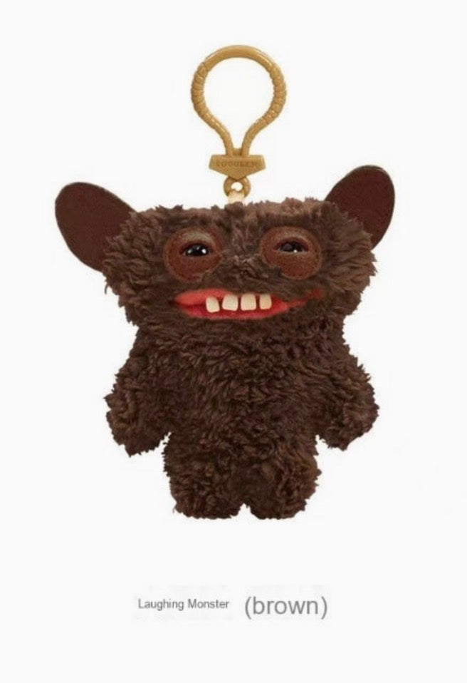 Fuggler Big Teeth Cute Tooth Monster Pendant Funk Tooth Treasure Ugly Monster Doll Plush Keychain