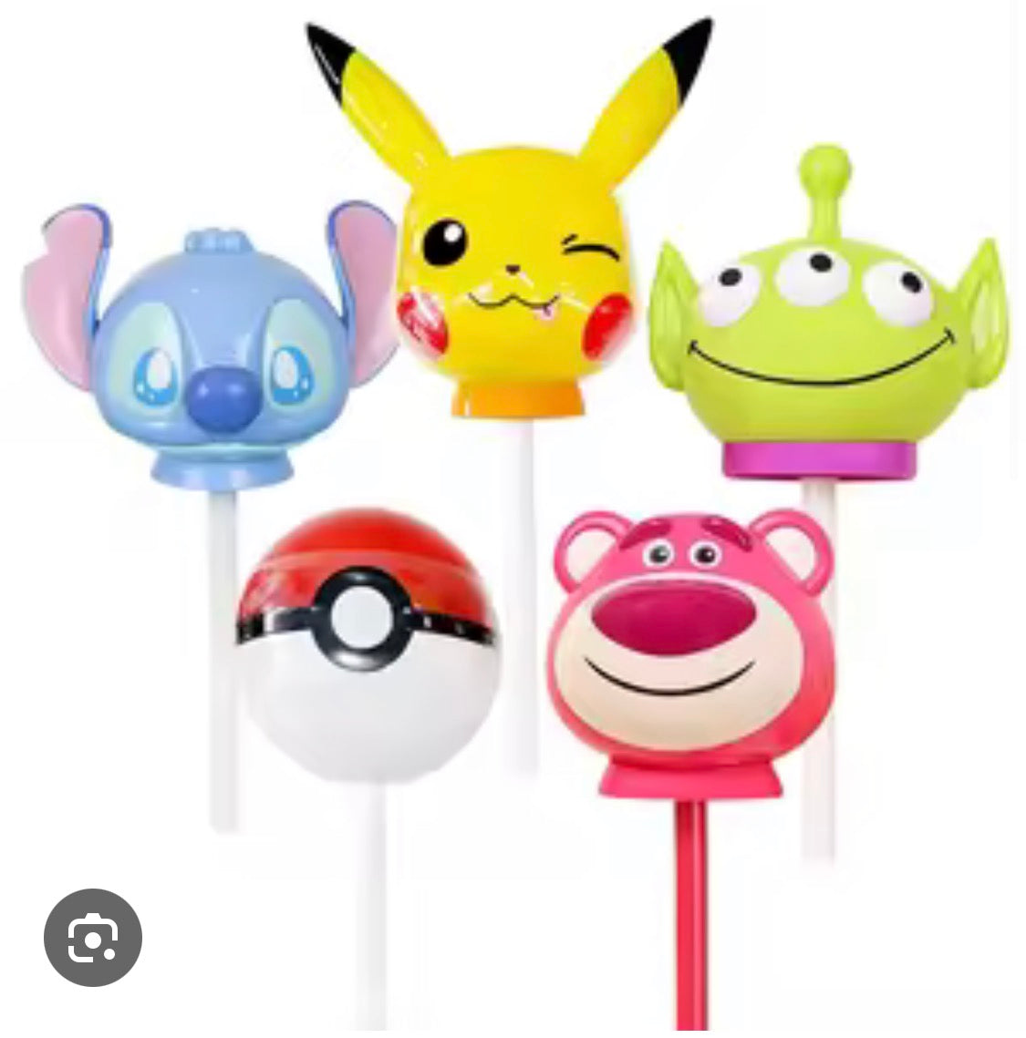 Pokemon giant toys and lollipop