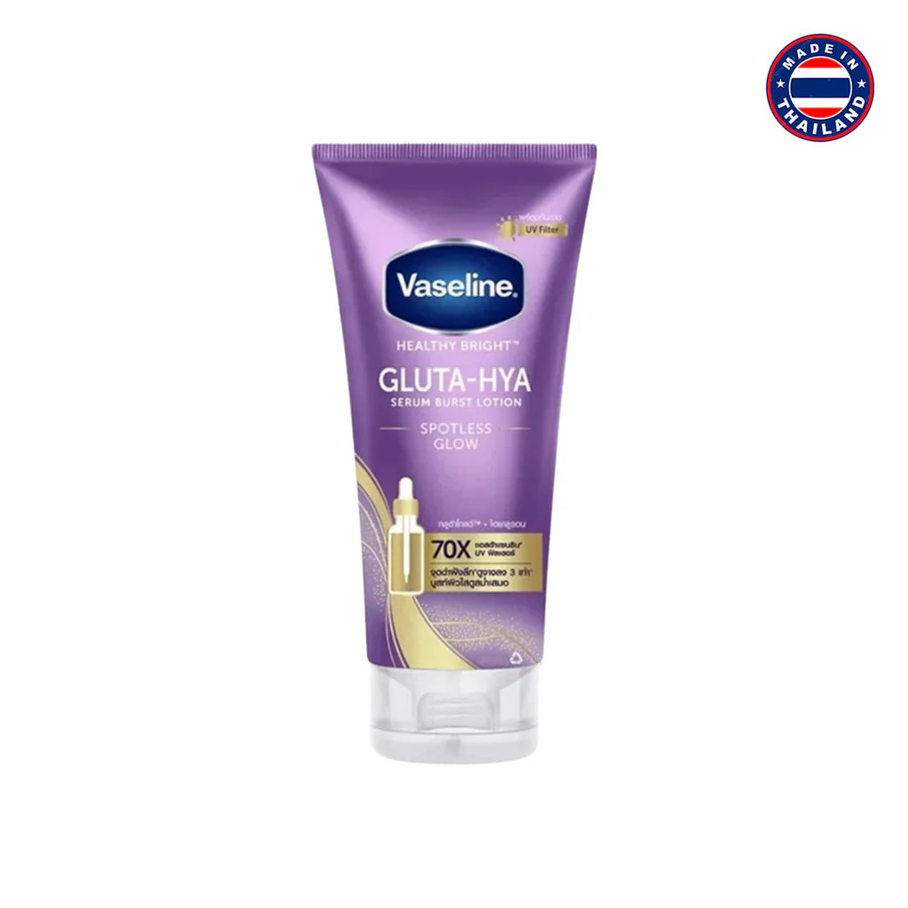 Vaseline healthy bright gluta hya serum burst lotion spotless glow khad