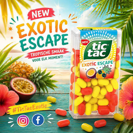 Tic tac passion fruit pineapple candy