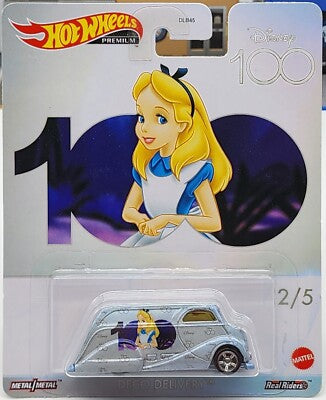Hot Wheels 2023 Pop Culture 100th Disney Anniversary Case S Alice in Wonderland Deco Delivery