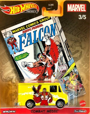 Hot Wheels 2021 Pop Culture Case L Marvel the Falcon Combat Medic