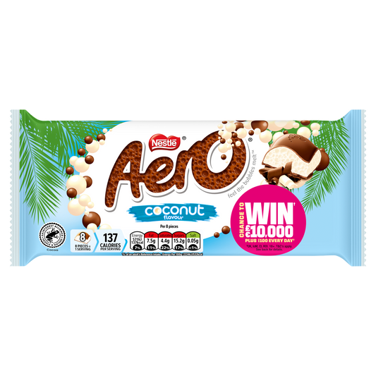 Nestle Aero milk chocolate coconut