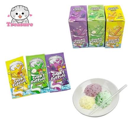 Smoky popping candy grape حلوى العنب المدخنة