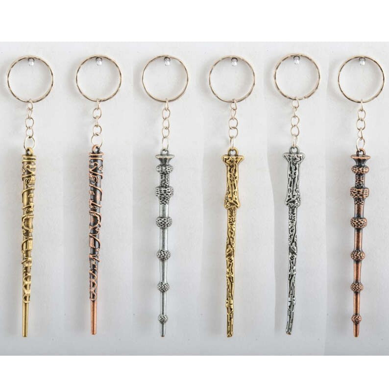 Harry potter wand keyring