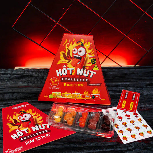 Hot nut challenge 5 steps to hell تحدي المكسرات الساخنة: 5 خطوات إلى الجحيم