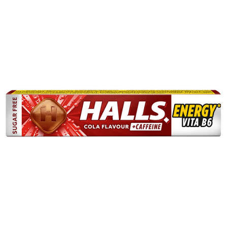 Halls cola flaverd candy with vit B6