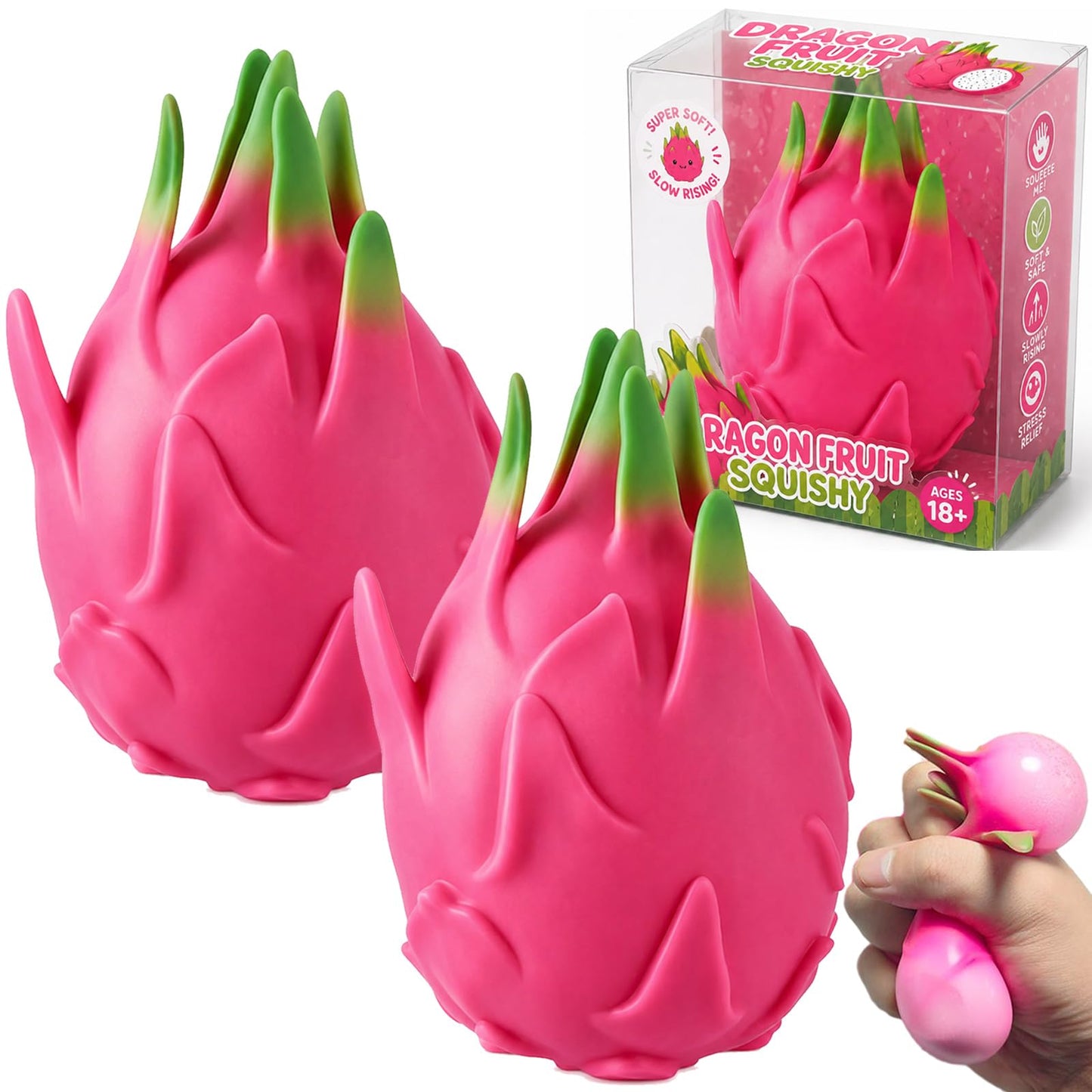 Big scented soft mart dragon fruit squishy