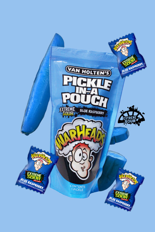 Van Holten's Pickles warheads blue raspberry