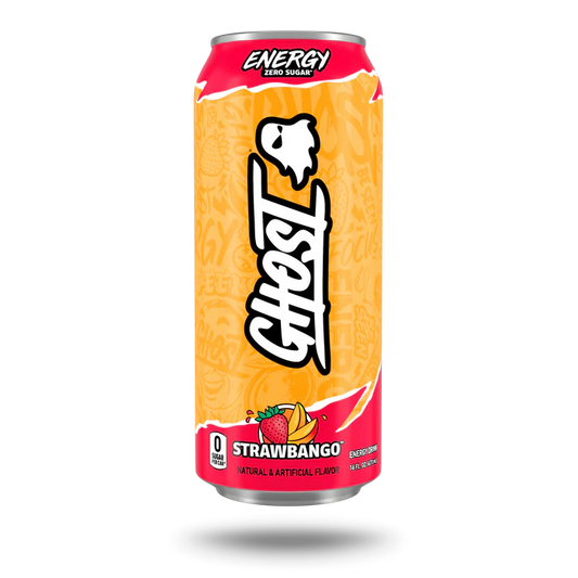 Ghost strawbango Energy Drink مشروب الطاقة جوست