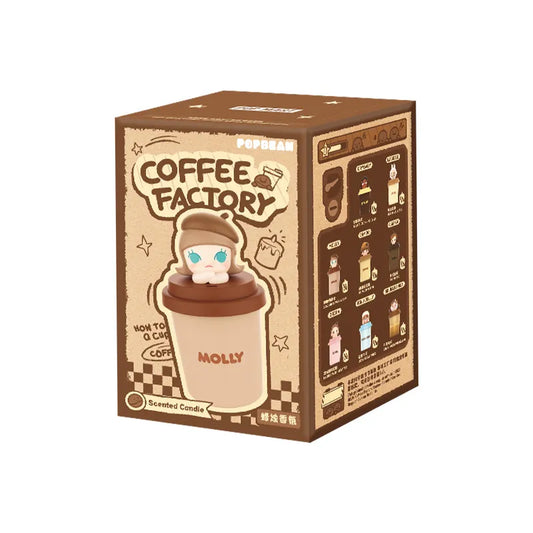 Pop mart coffee factory scented candle original blind box
