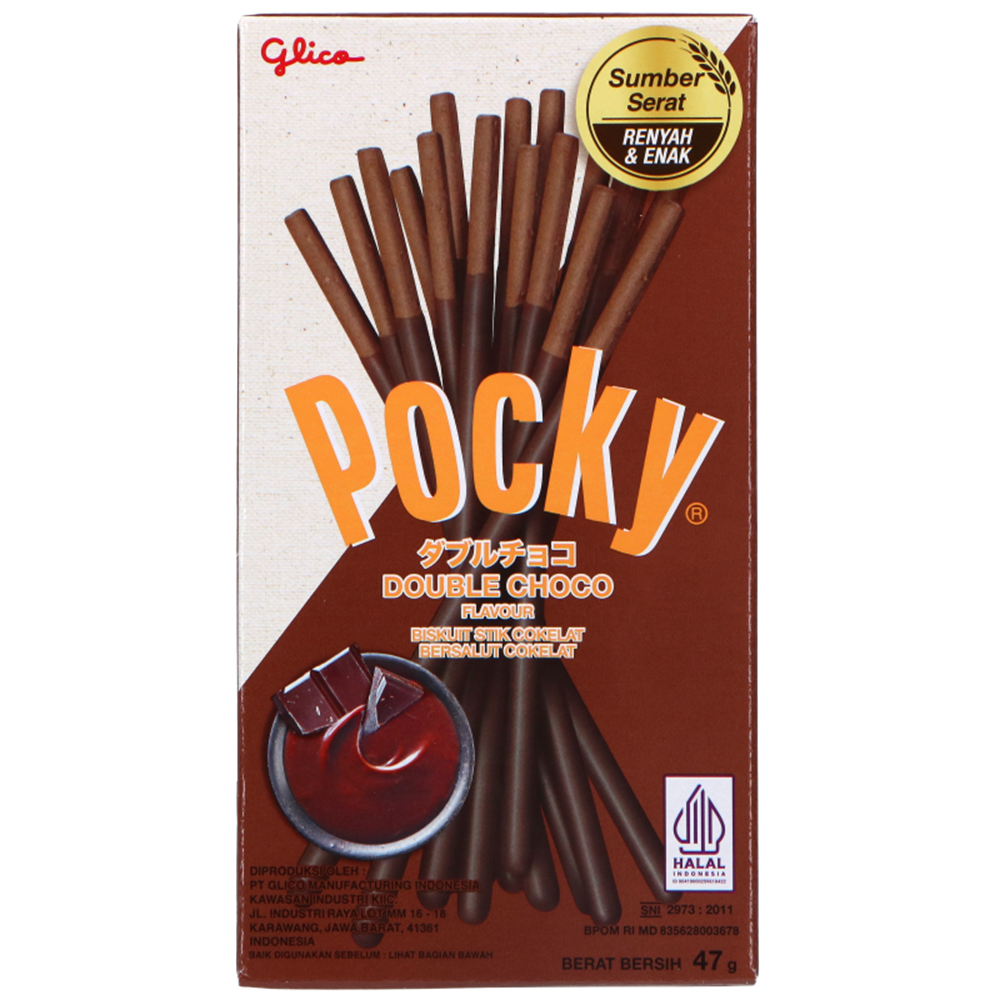 Pocky double choco sticks biscuit