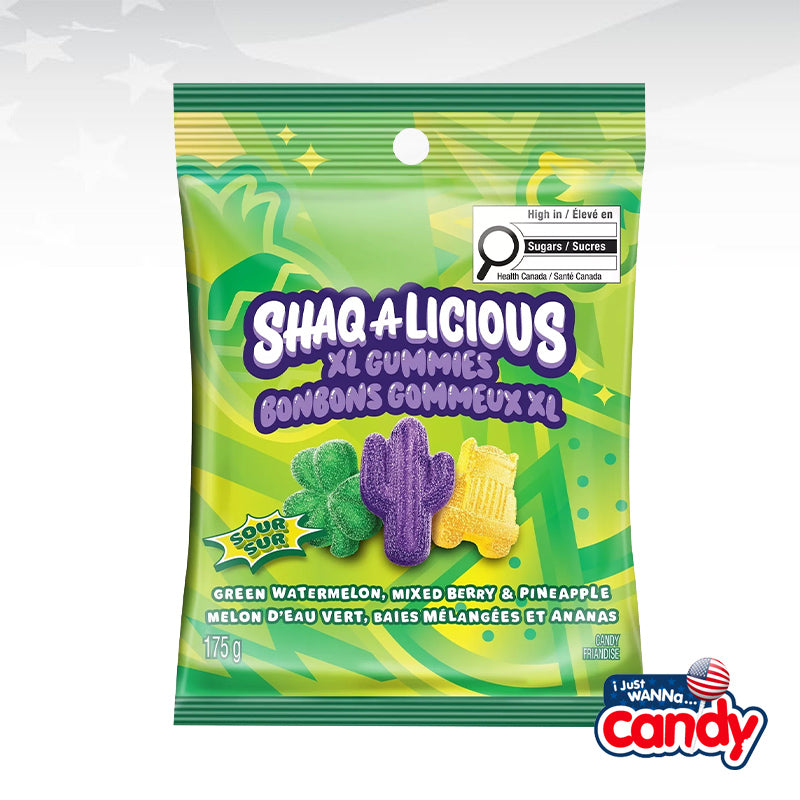 Shaq a licious sour xl gummies