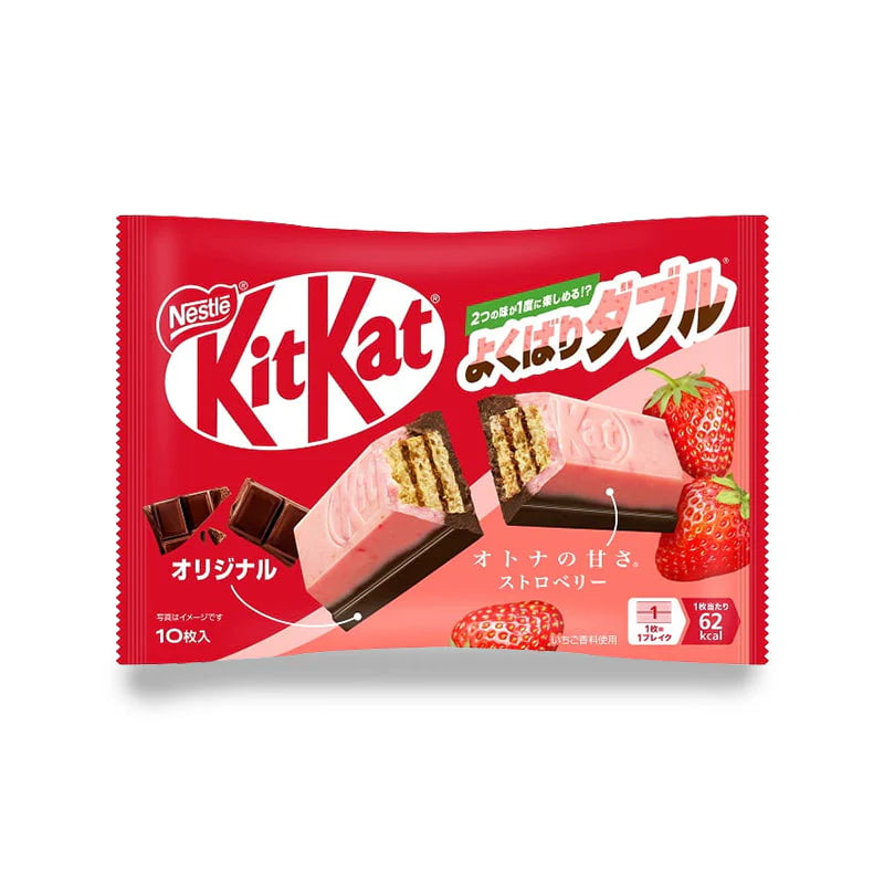 Kitkat japan double strawberry chocolate