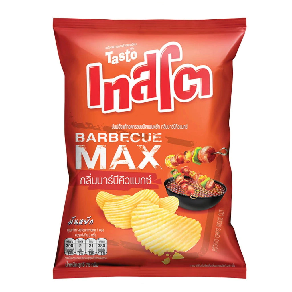 Tasto barbecue max flavor potato chips thailand 🇹🇭