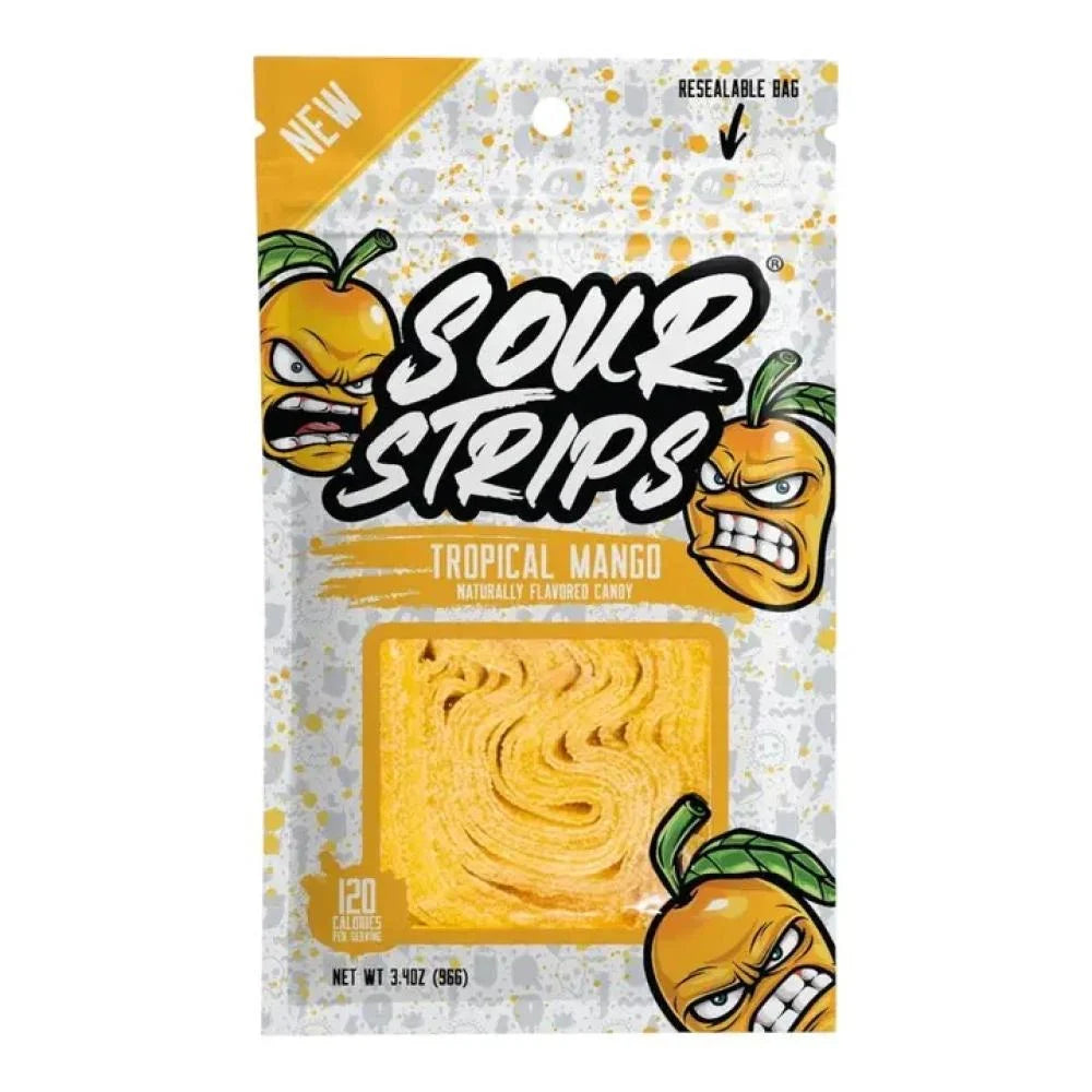 Sour strips tropical mango شرائح مانجو استوائية حامضة