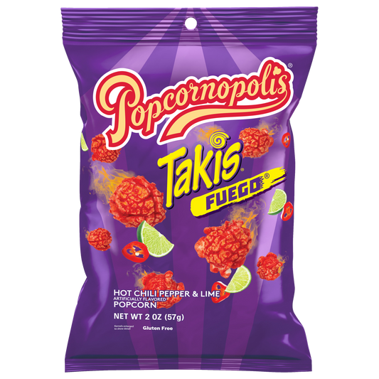 Takis popcorn fuego