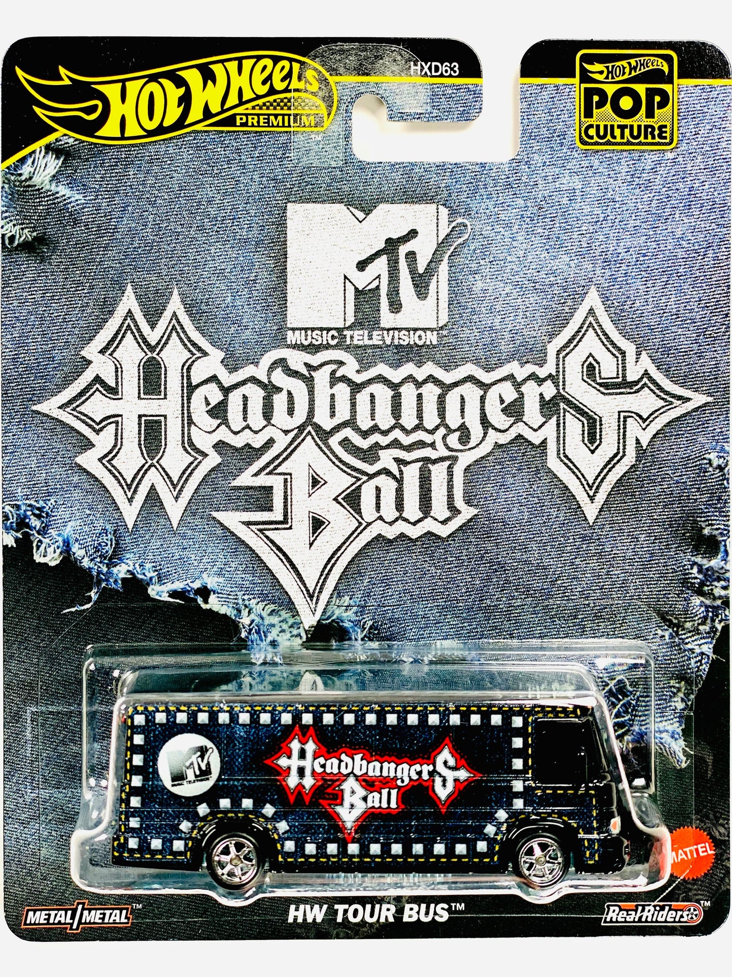 Hot wheels pop culture Mtv Headbanger ball HW tour bus هوت ويلز ثقافة البوب إم تي في هيدبانجر بول حافلة جولة هوت ويلز
