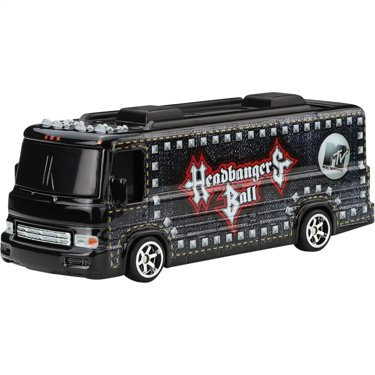 Hot wheels pop culture Mtv Headbanger ball HW tour bus هوت ويلز ثقافة البوب إم تي في هيدبانجر بول حافلة جولة هوت ويلز