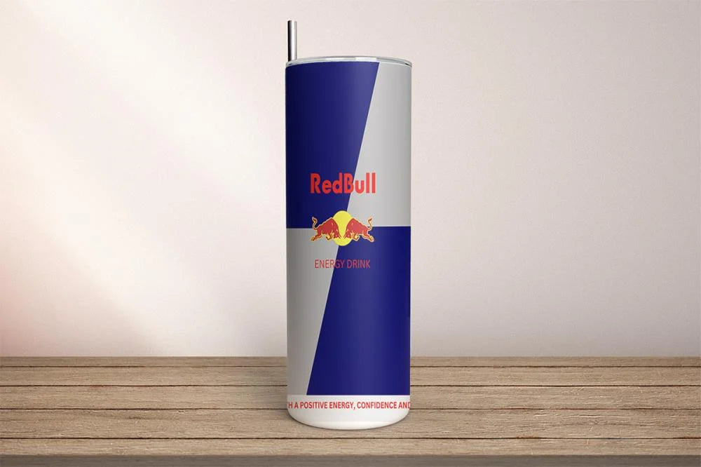 Red bull steel mug