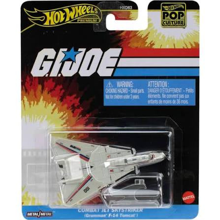 Hot wheels pop culture G.I.Joe comat jet skystriker F 14 هوت ويلز ثقافة البوب جي. آي. جو طائرة مقاتلة سكاي سترايكر