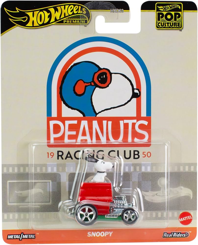 Hot wheels pop culture peanuts snoopy هوت ويلز، ثقافة البوب، بيناتس، سنوبي