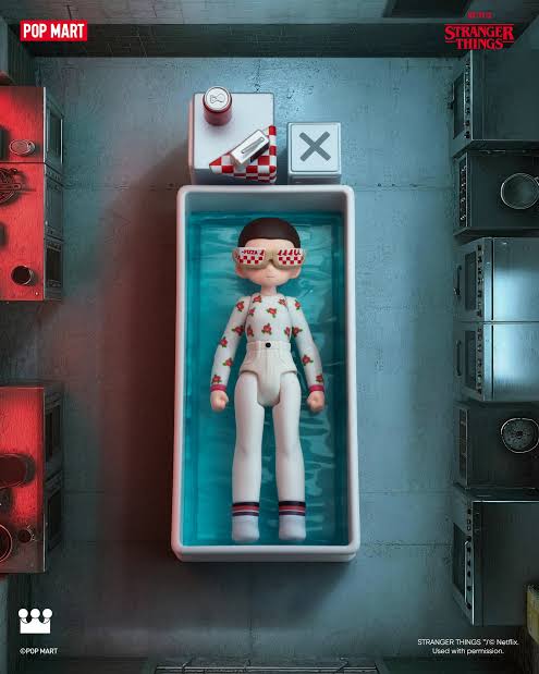 Pop mart the stranger things eleven بوب مارت، أشياء غريبة، أحد عشر