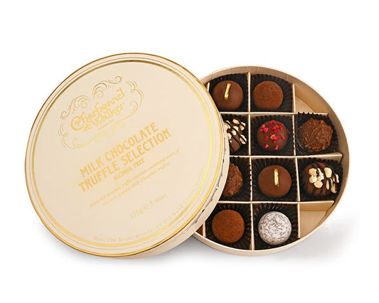 Charbonnel et Walker Milk Truffle Selection Alcohol Free مجموعة تشاربونيل ووكر بالكمأة بالحليب خالية من الكحول