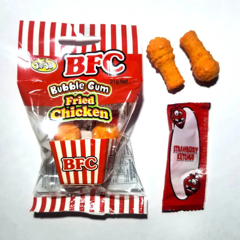 Jojo bubble gum fried chicken دجاج مقلي بنكهة علكة جوجو