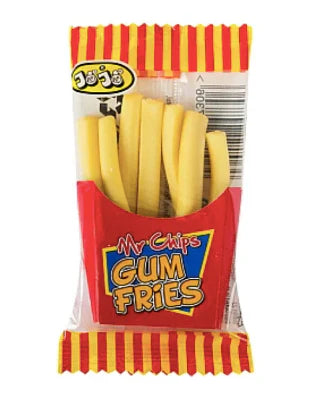 Jojo gum fries strawberry flavor بطاطس جوجو علكة بنكهة الفراولة