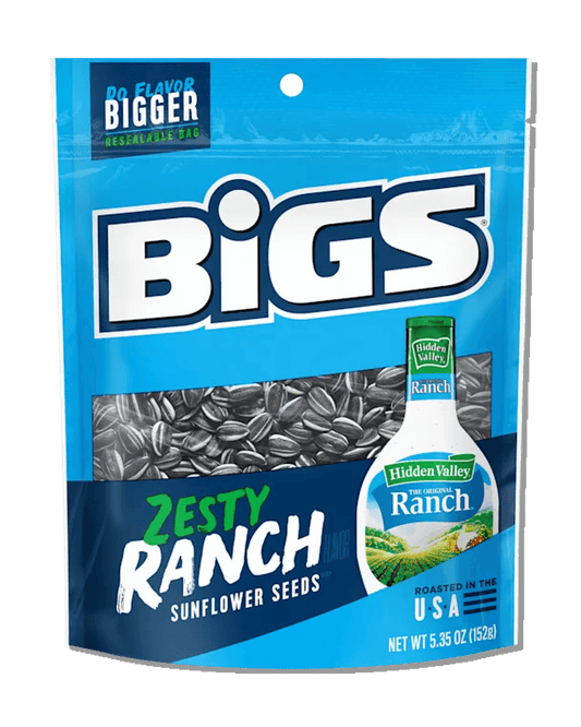 Bigs Hidden valley ranch sunflower seeds بذور دوار الشمس من مزرعة بيغز إتش في