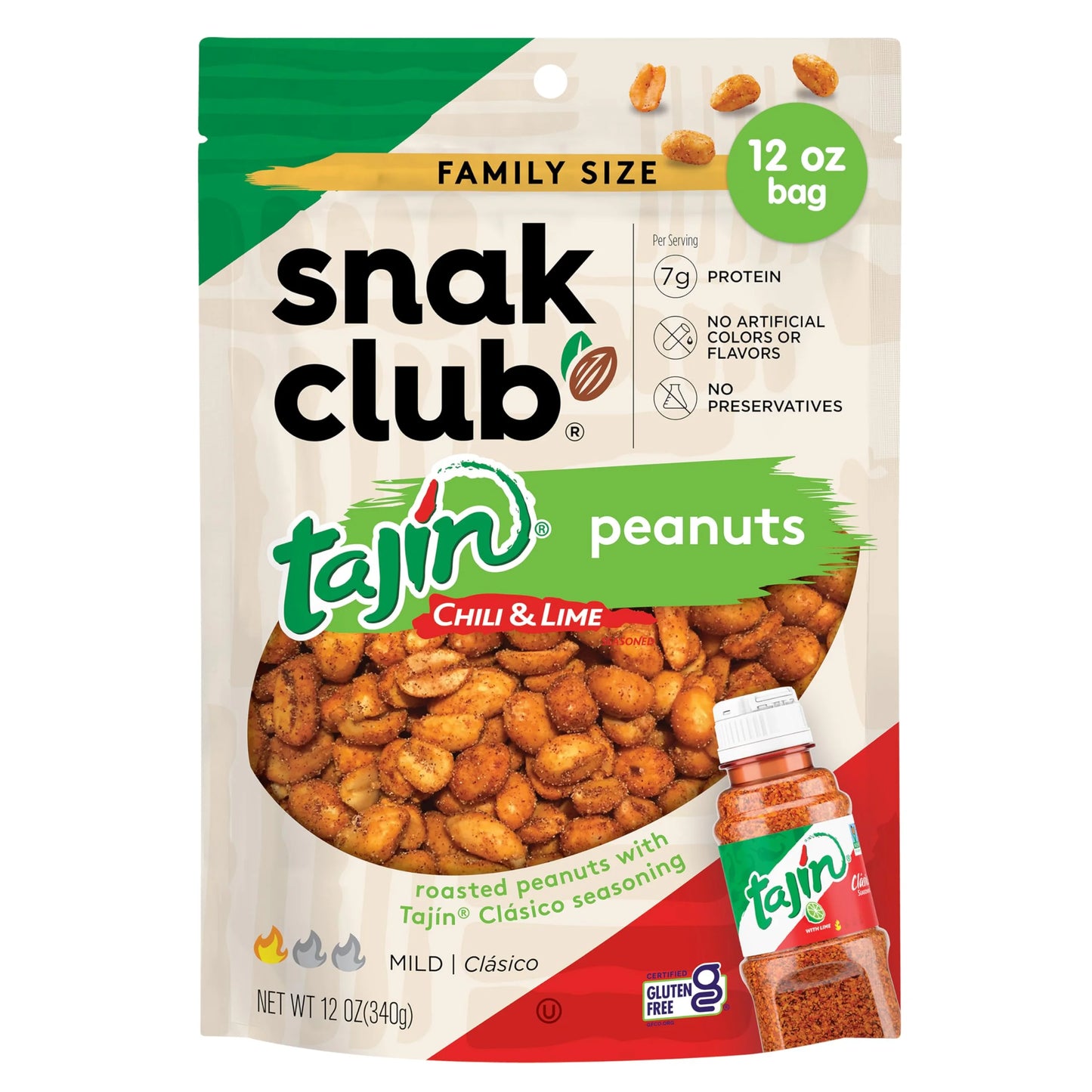 Snack club peanuts tajin نادي الوجبات الخفيفة، فول سوداني تاجين
