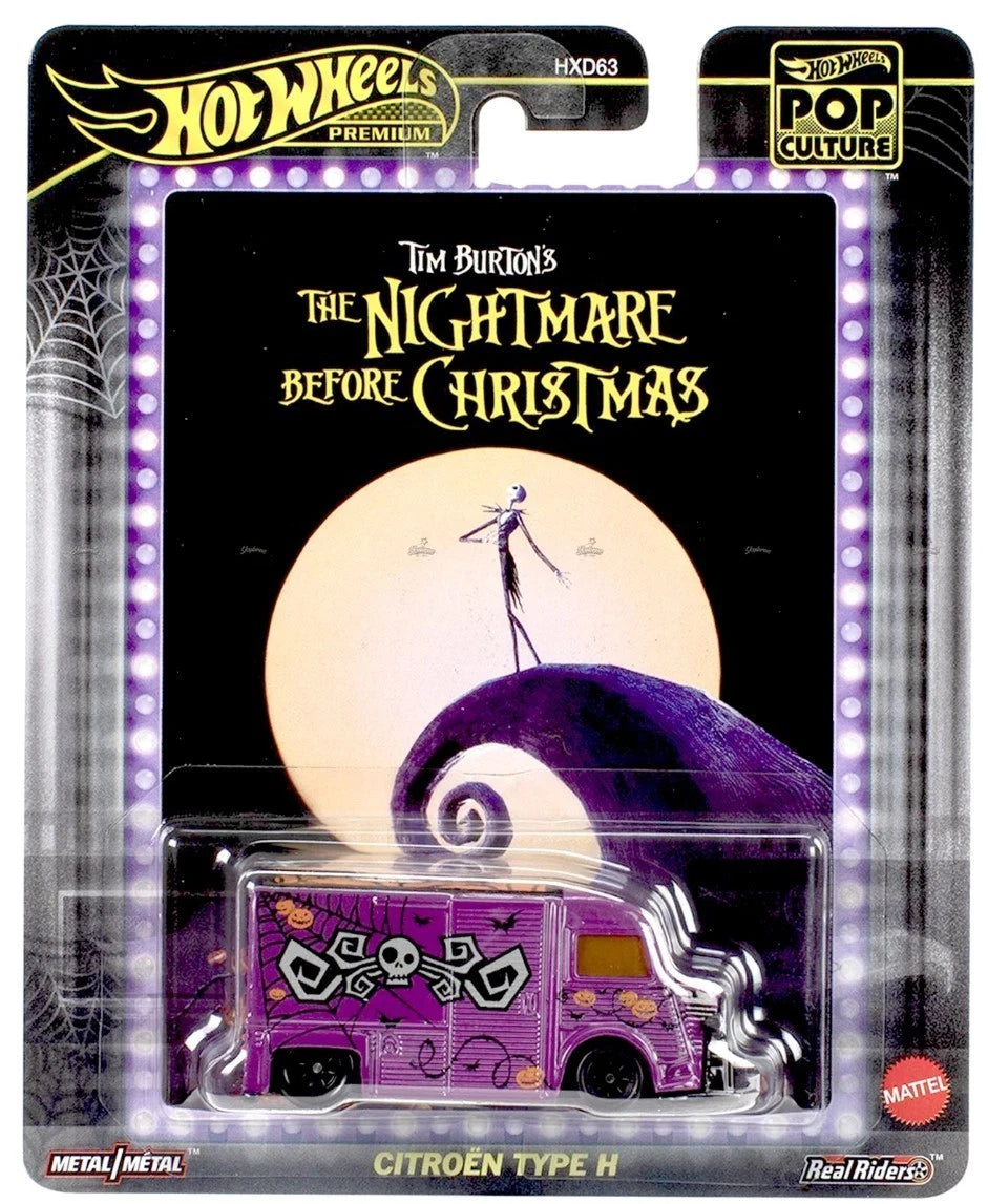 Hot wheels pop culture the nightmare before Christmas citroen type h هوت ويلز، ثقافة البوب، كابوس قبل عيد الميلاد، سيتروين تايب إتش