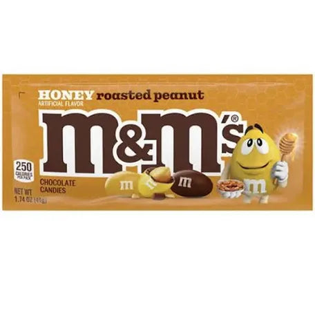 M&Ms honey roasted peanut إم آند إمز فول سوداني محمص بالعسل