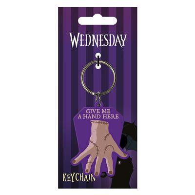 Wednesday the hand rubber keychain الأربعاء، سلسلة مفاتيح مطاطية يدوية