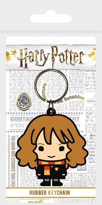 Harry potter hermione rubber keychain سلسلة مفاتيح مطاطية لشخصية هيرميون من سلسلة هاري بوتر