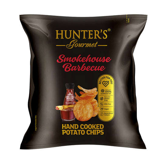 Hunters gourmet smokehouse barbecue chips