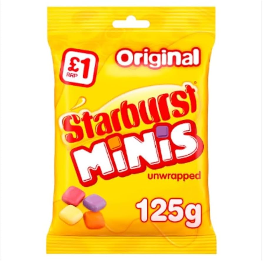 starburst fruit chews minis original unwrapped