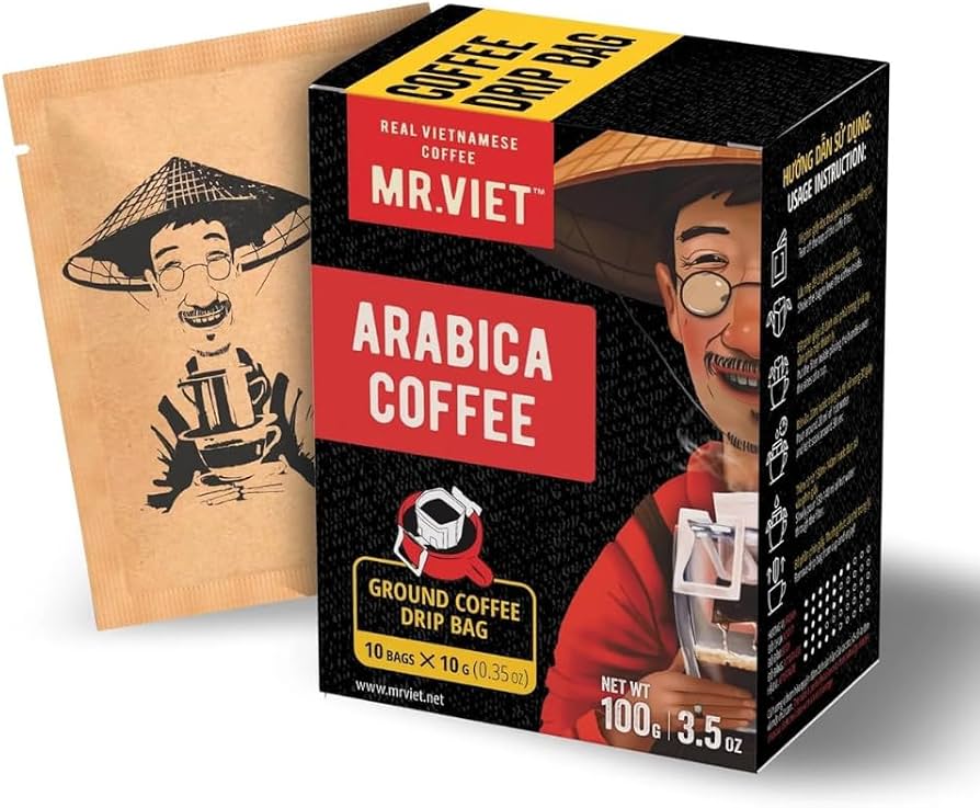 Mr.viet real ground coffee drip bag arabica hood