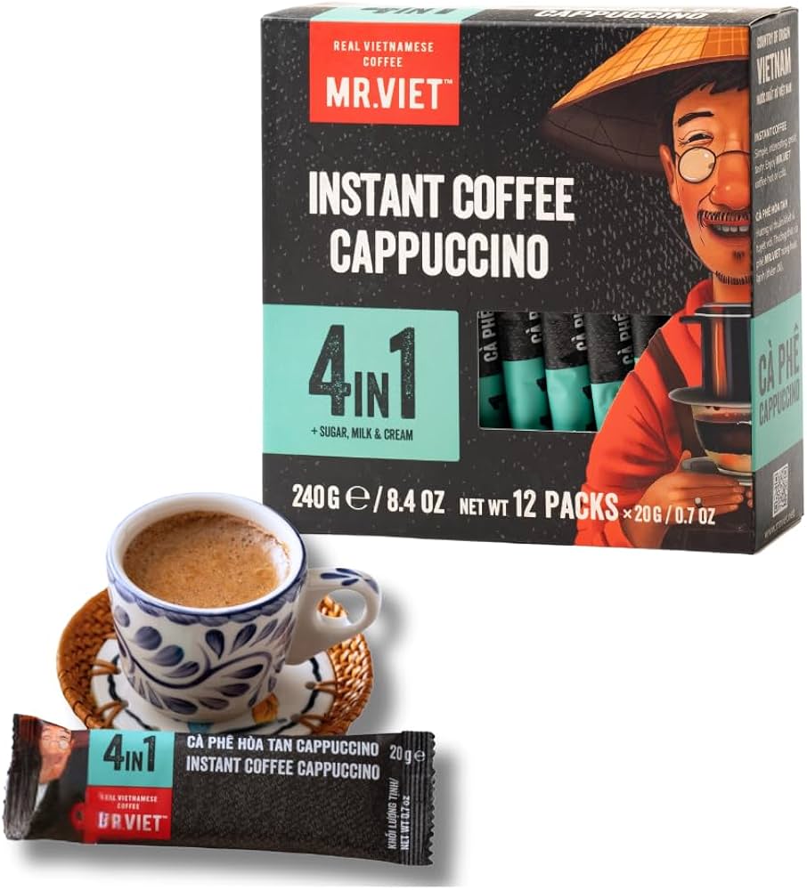 Mr.viet real coffee cappuccino 4in1 hood