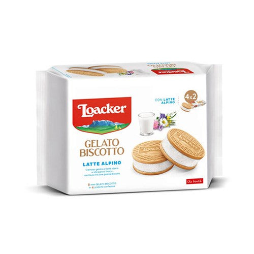 Loacker Biscuit Ice Creaam pack white