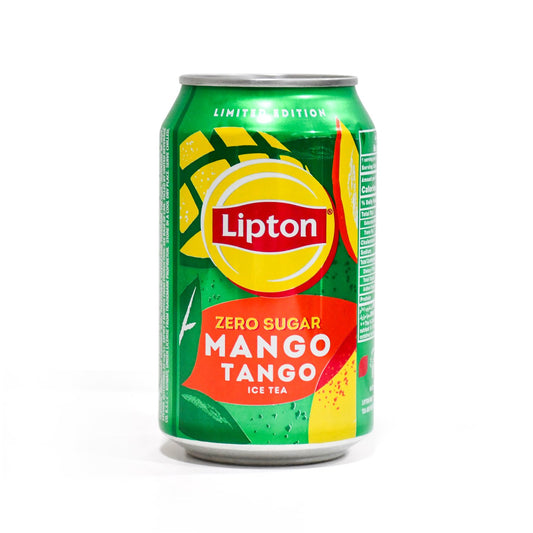 Lipton zero suger ice tea mango tango شاي ليبتون المثلج بدون سكر بنكهة المانجو والتانجو