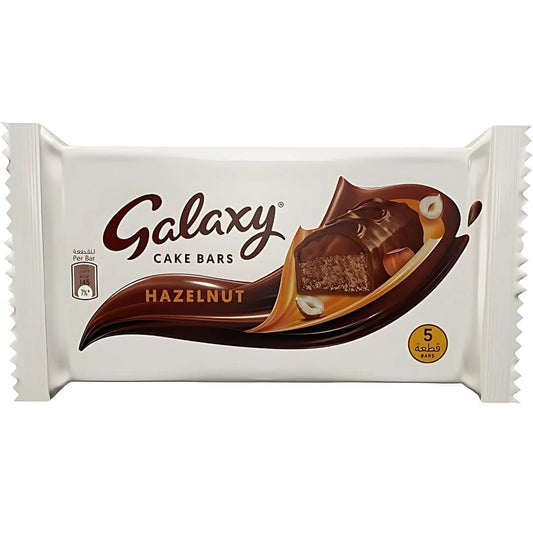 Galaxy cake bars hazelnut