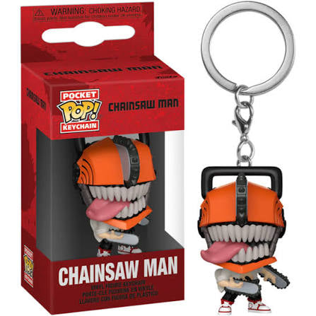 Pocket pop! Key funko chain chainsaw man vinyl figure جيب بوب! شخصية رجل المنشار من الفينيل من فانكو