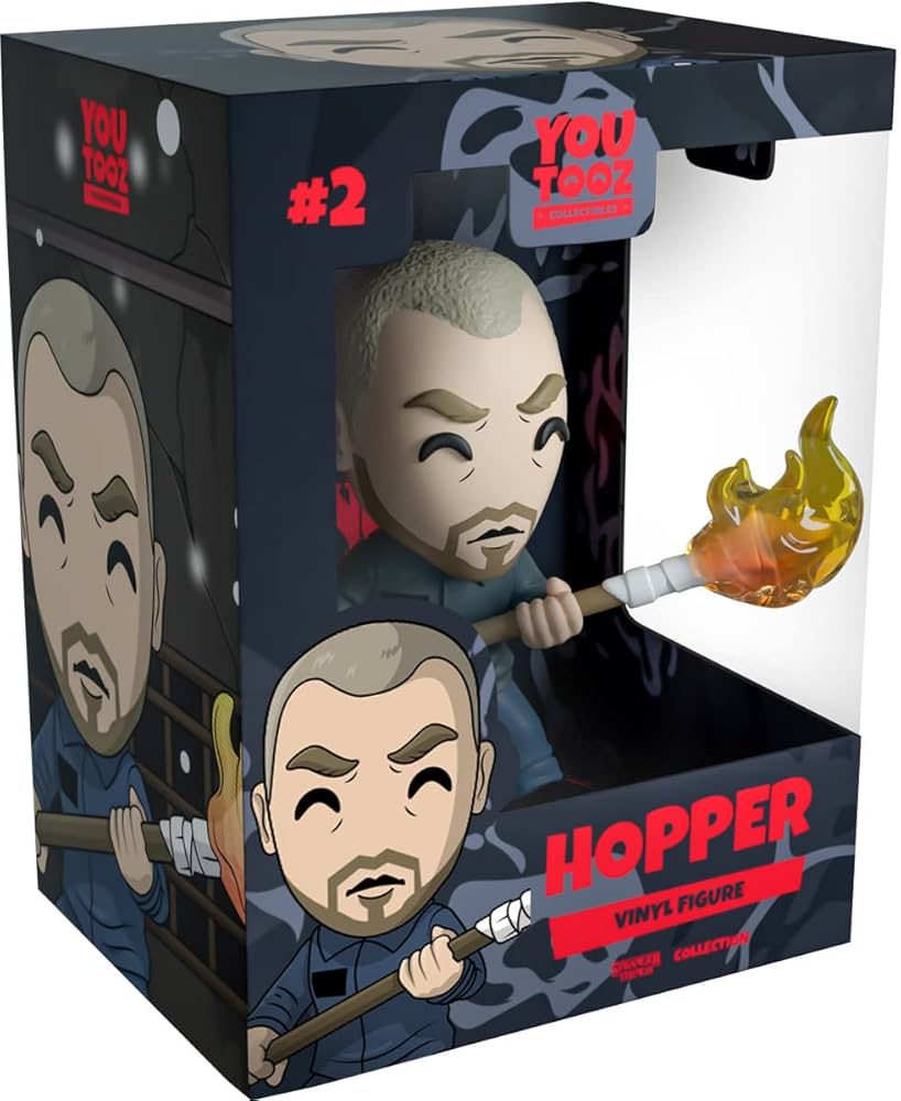 The stranger things netflix hopper vinyl figure مجسم هوبر من الفينيل من مسلسل The Stranger Things على Netflix