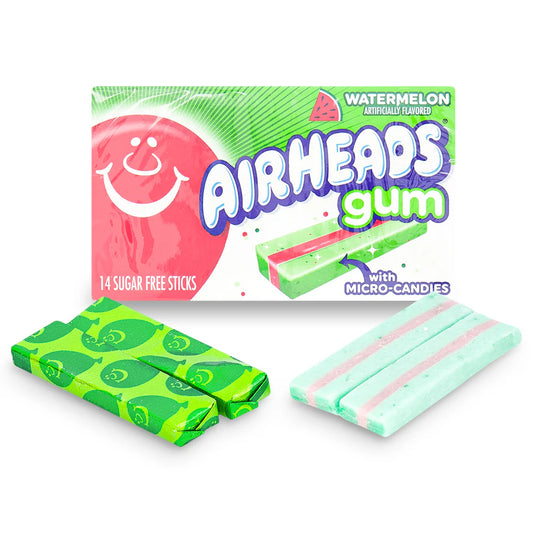 Airheads gum watermelon علكة إيرهيدز بنكهة البطيخ