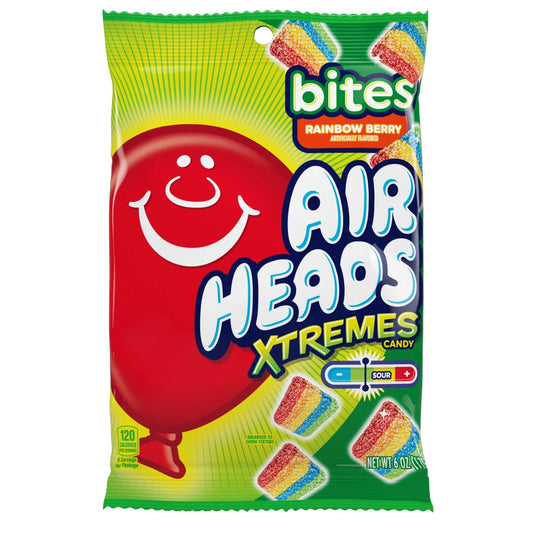 Air heads xtremes bites rainbow 170 g