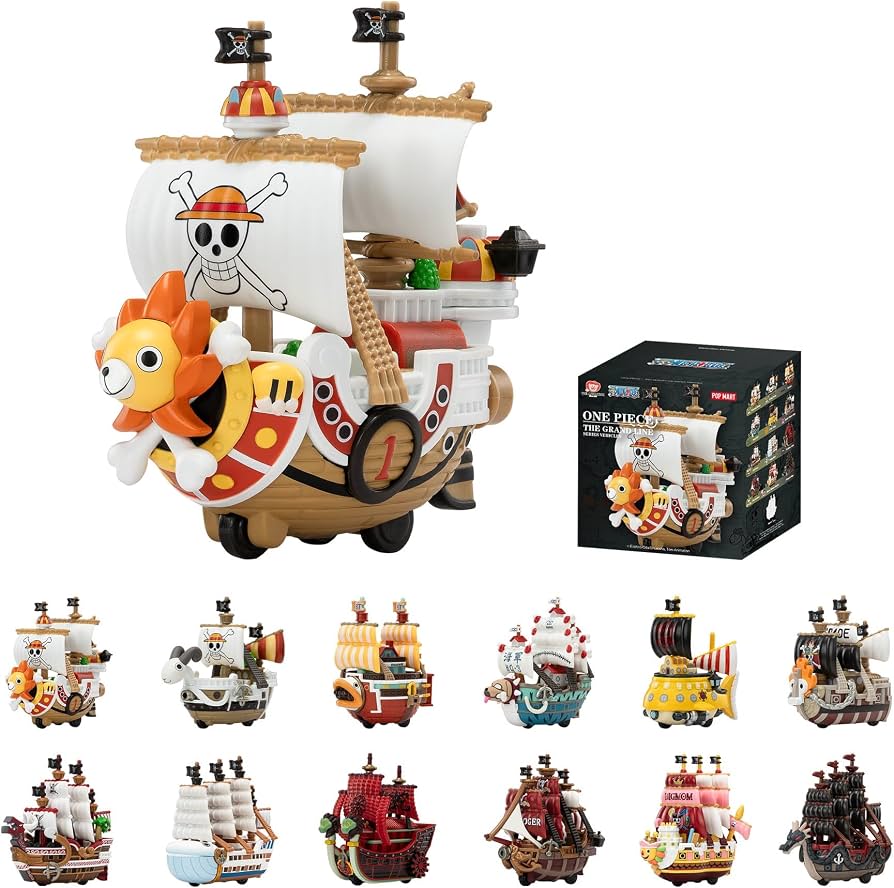 Pop mart one piece the grand line vehicles series blind box