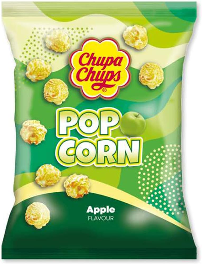 Chupa chups apple popcorn فشار تشوبا تشوبس بنكهة التفاح