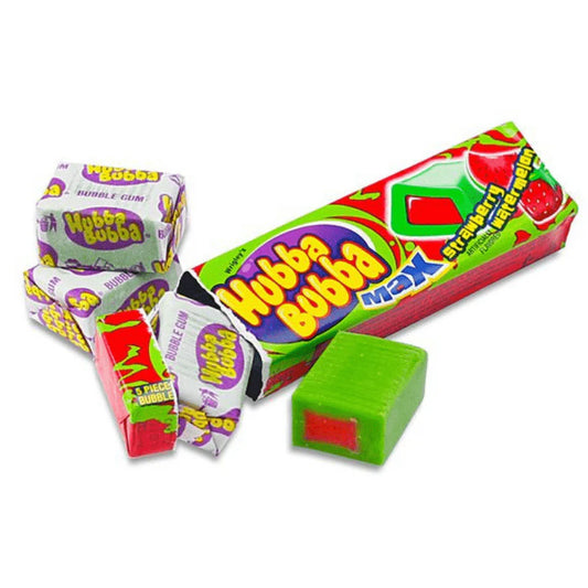 Wrigley’s hubba bubba max strawberry bubble gum